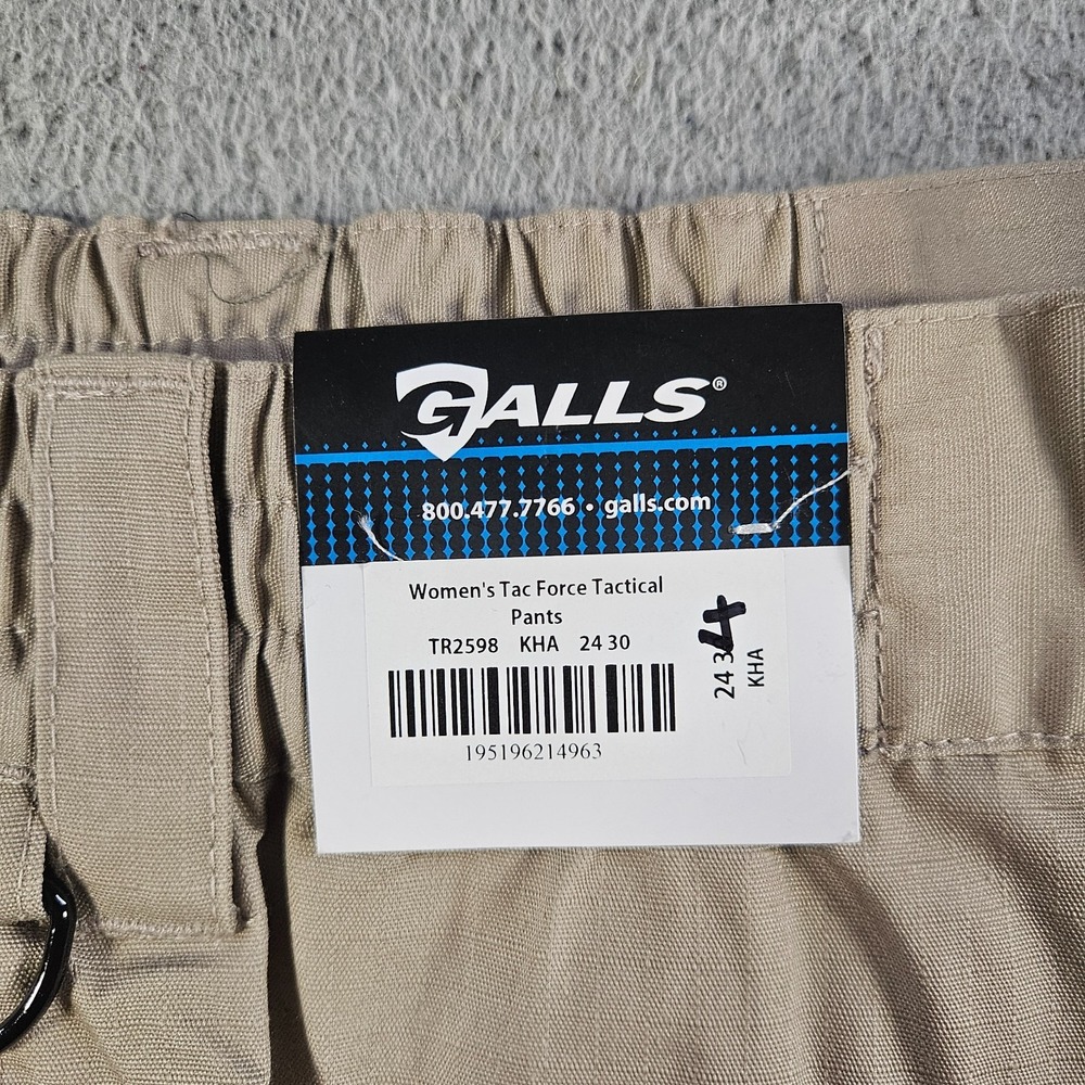 NEW GALLS Tac Force Tactical Pants Women‎ Khaki Size 24 Inseam 34